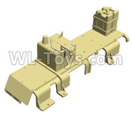 HG P801 P802 Parts-8ASS-33 Left wheel cover(Green or Yellow),HG P801 P802 RC Truck U.S. Military Truck Accessories.